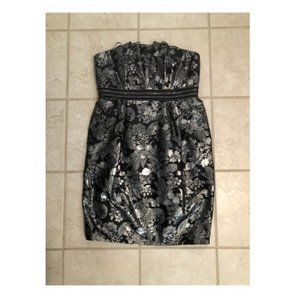 Carmen Marc Valvo Strapless Cocktail Dress NWT 14